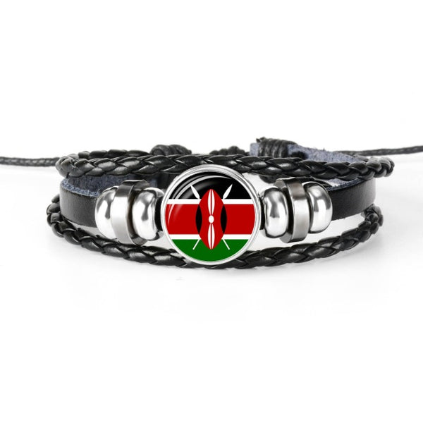 2018 New Fashion South Korea Latvia National Flag Bangle Bracelet For Men And Women Jewelry Friendship Gift for Football Fans