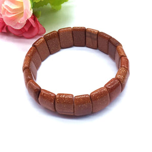 Natural Stone Bead Bangles Elastic Bracelets Stretchy Semi Precious Stones Jaspers Unakite For Women Girl Gift Drop Shipping